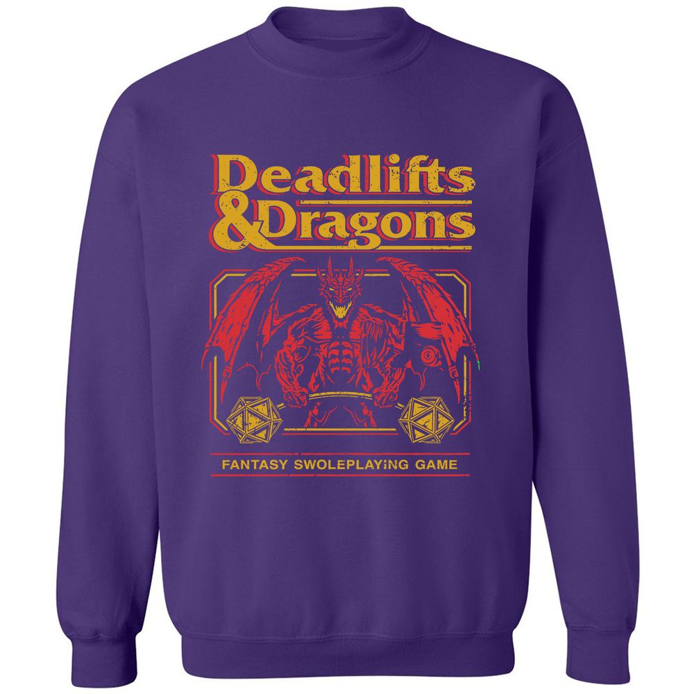 Deadlifts & Dragons - Purple - 6