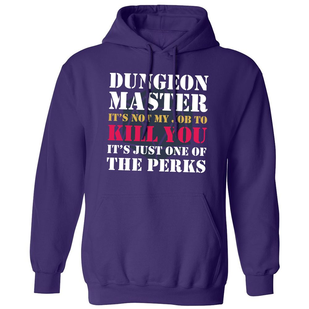 DUNGEON MASTER NOT MY JOB Classic Unisex Hoodie - Purple - 6