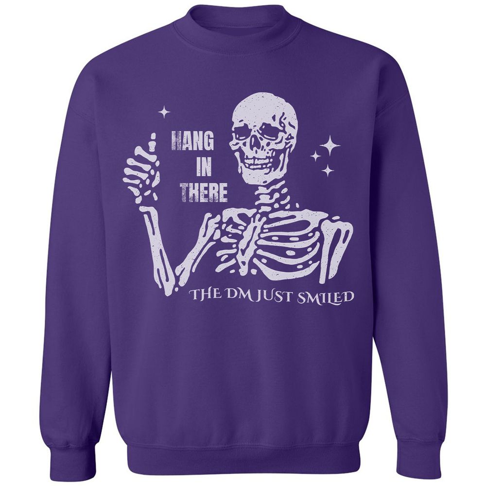 Hang In There – The DM Just Smiled Skeleton - Purple - 6