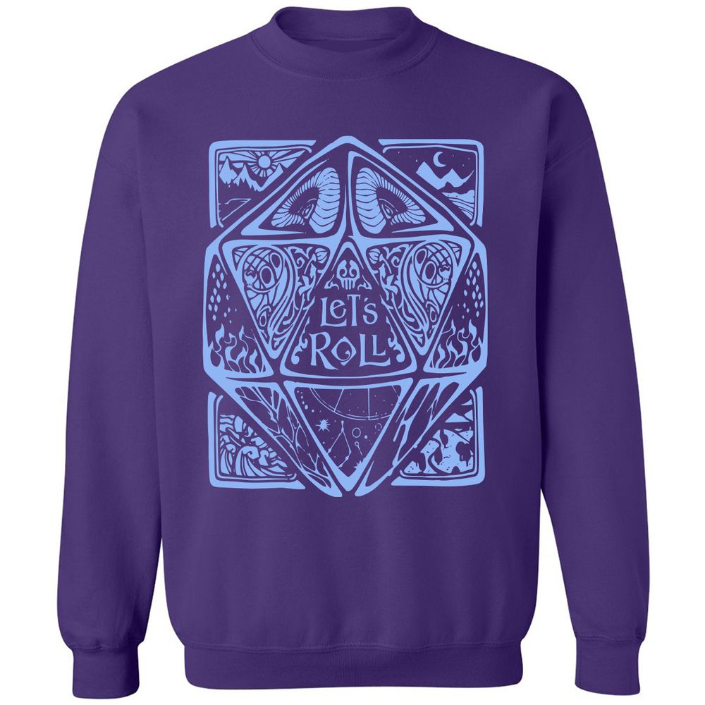Let's Roll Classic Unisex Sweatshirt - Purple - 6