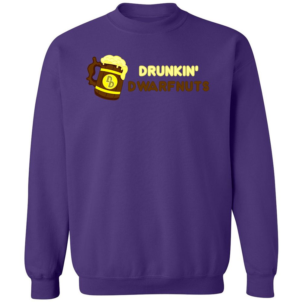 Drunkin' Dwartnuts Classic Unisex Sweatshirt - Purple - 6