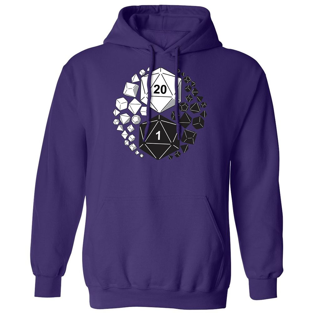 Gaming Yin Yang Classic Unisex Hoodie - Purple - 6