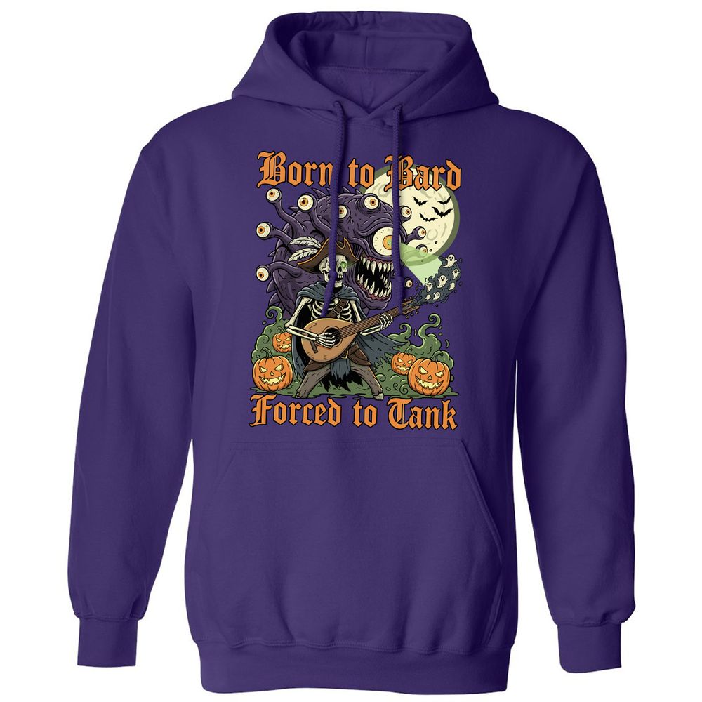 Born to Bard – Forced to Tank Classic Unisex Hoodie - Purple - 6