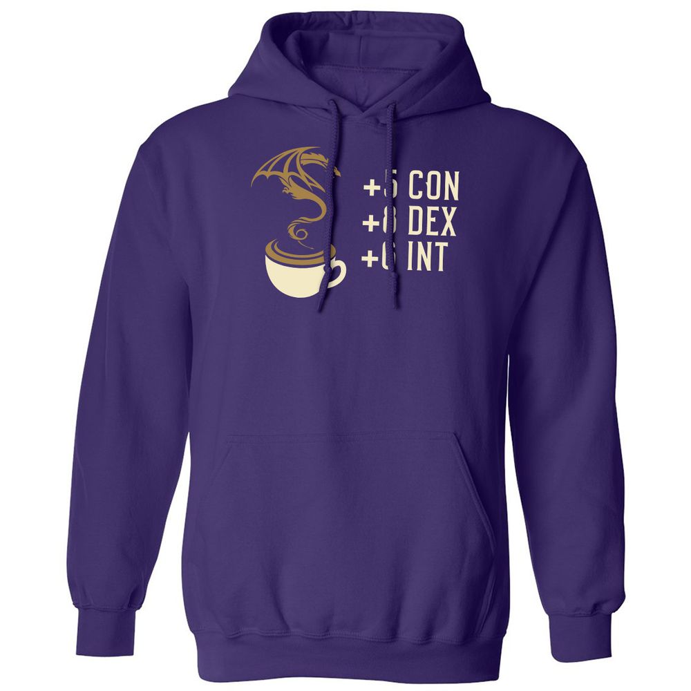 Coffee Dragon Classic Unisex Hoodie - Purple - 6