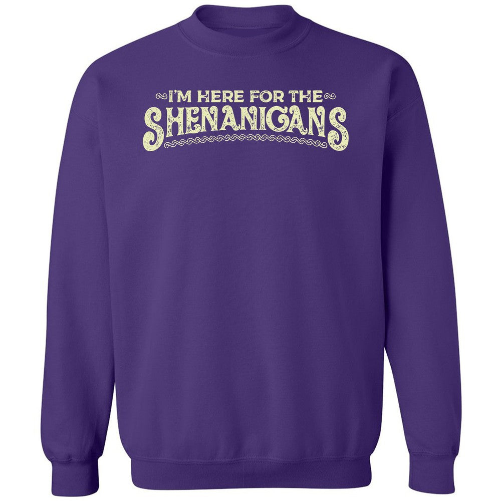 Here For The Shenanigans Classic Unisex Sweatshirt - Purple - 6