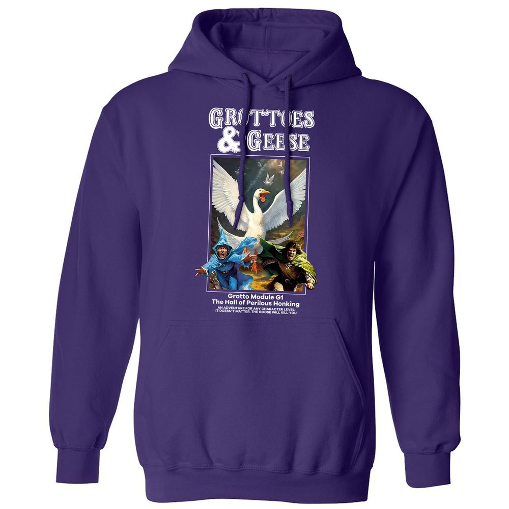 Grottoes & Geese Classic Unisex Hoodie - Purple - 6