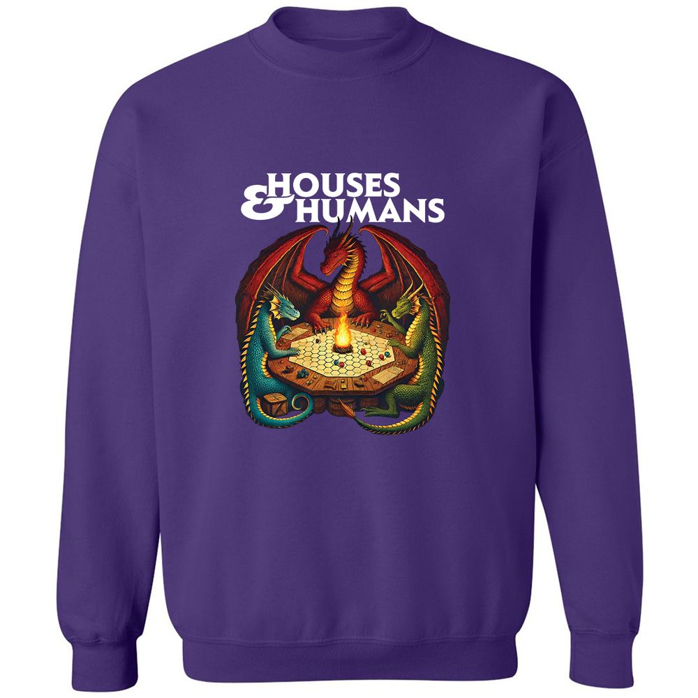 Houses & Humans Classic Unisex Sweatshirt - Purple - 6