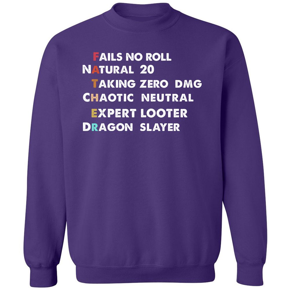 Father D&D Classic Unisex Sweatshirt - Purple - 6