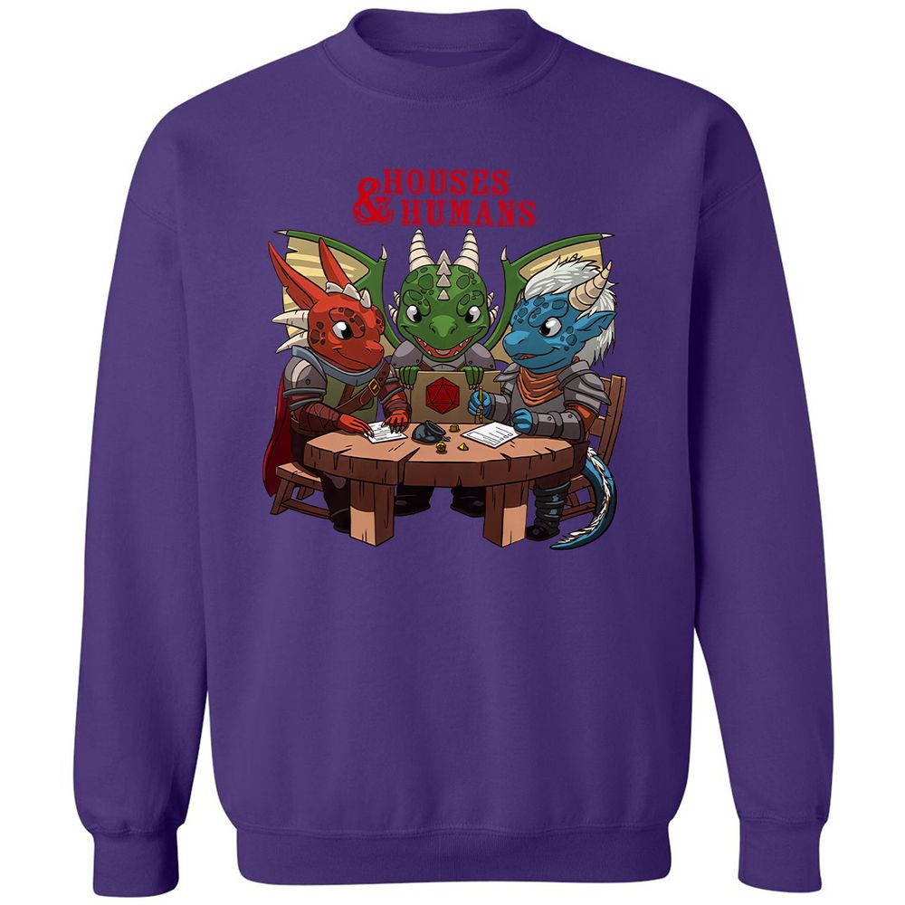 Houses & Humans Classic Unisex Sweatshirt - Purple - 6