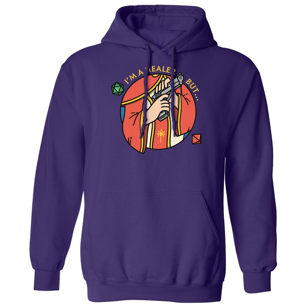 I'm A Healer But Classic Unisex Hoodie - Purple - 6