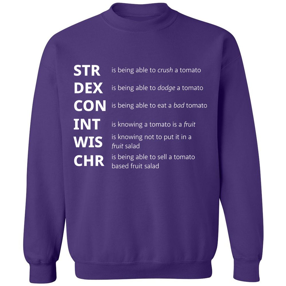 Tomato Stats – RPG Meme Edition - Purple - 6