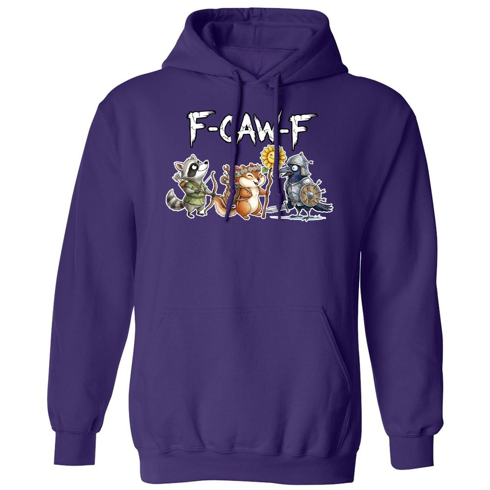 F-CAW-F Adventuring party Classic Unisex Hoodie - Purple - 6