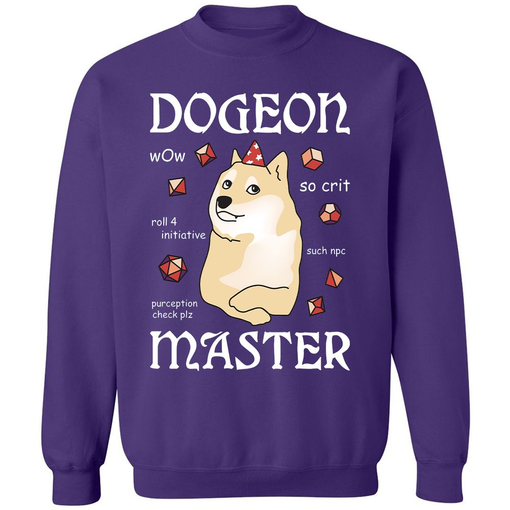 Dogeon Master Classic Unisex Sweatshirt - Purple - 6