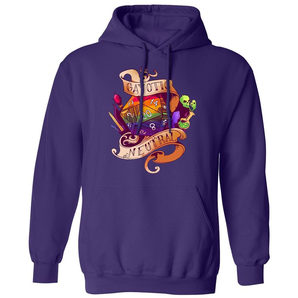 Gayotic Neutral Classic Unisex Hoodie - Purple - 6