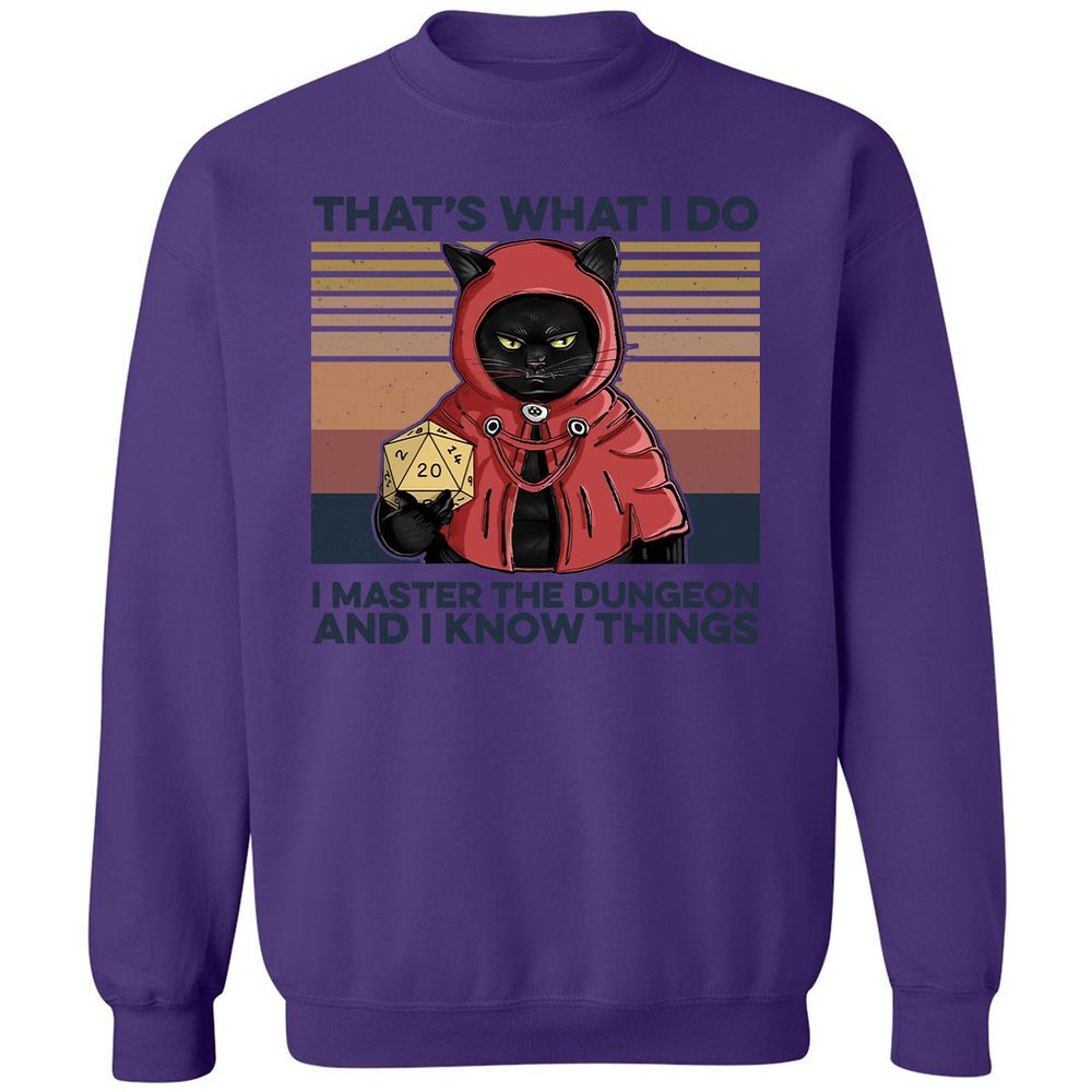 I Master The Dungeons Classic Unisex Sweatshirt - Purple - 6