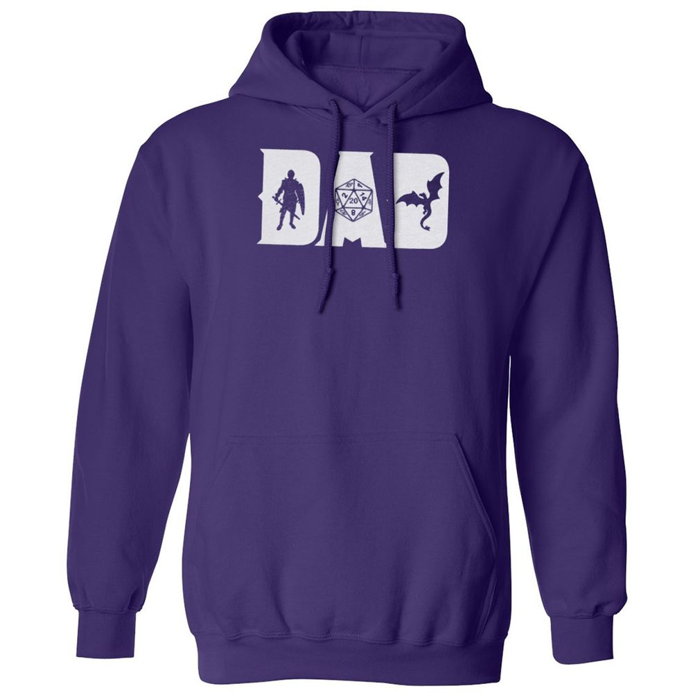 Dad Fathers Day Classic Unisex Hoodie - Purple - 6
