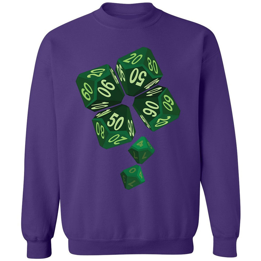 Dice Clover Classic Unisex Sweatshirt - Purple - 6