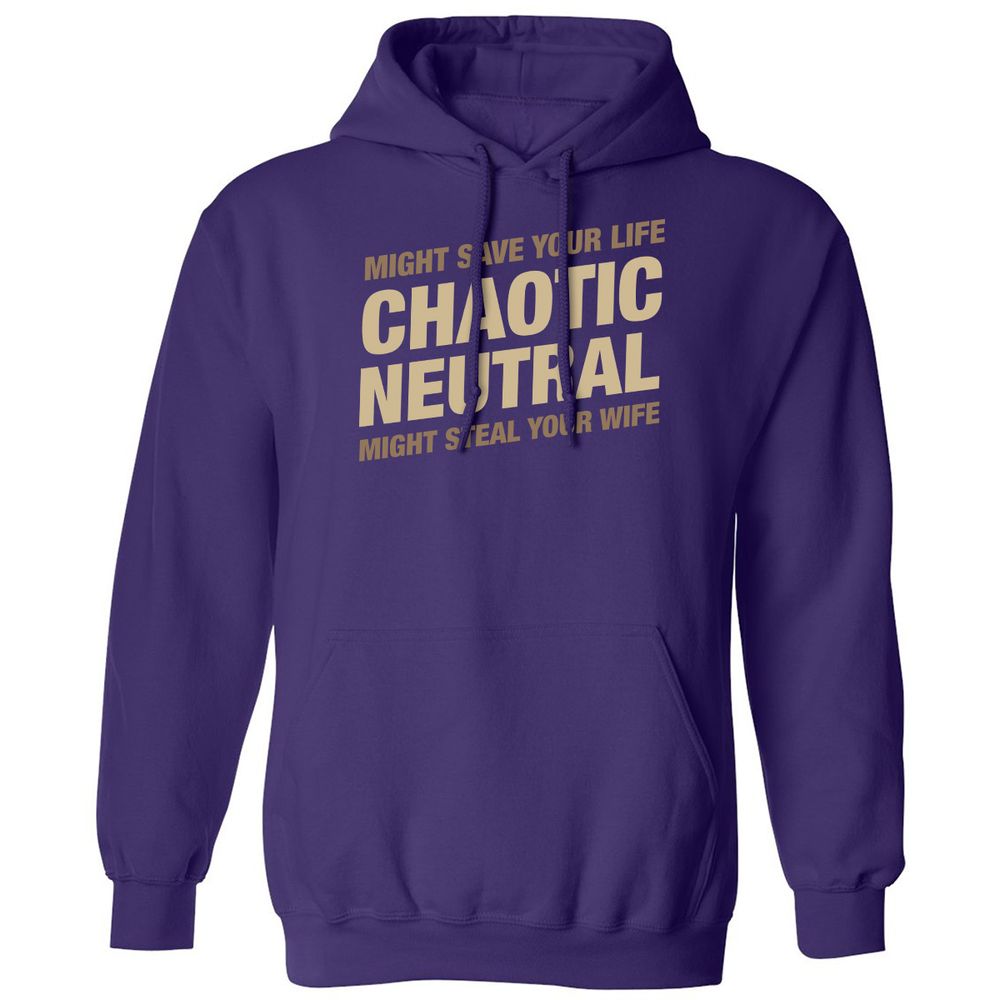 Might Save Your Life Might Steal Your Wife Classic Unisex Hoodie - Purple - 6