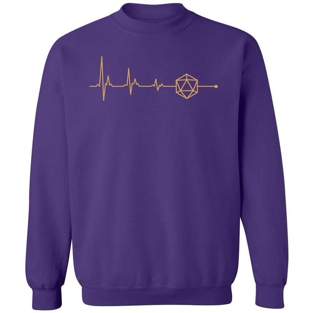 D20 Dice Is My Life Classic Unisex Sweatshirt - Purple - 6