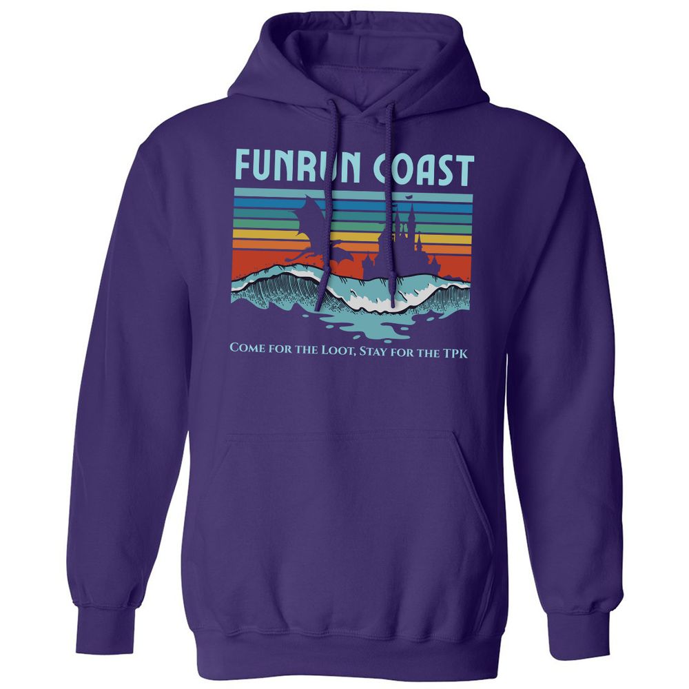 FUNRUN COAST Classic Unisex Hoodie - Purple - 6