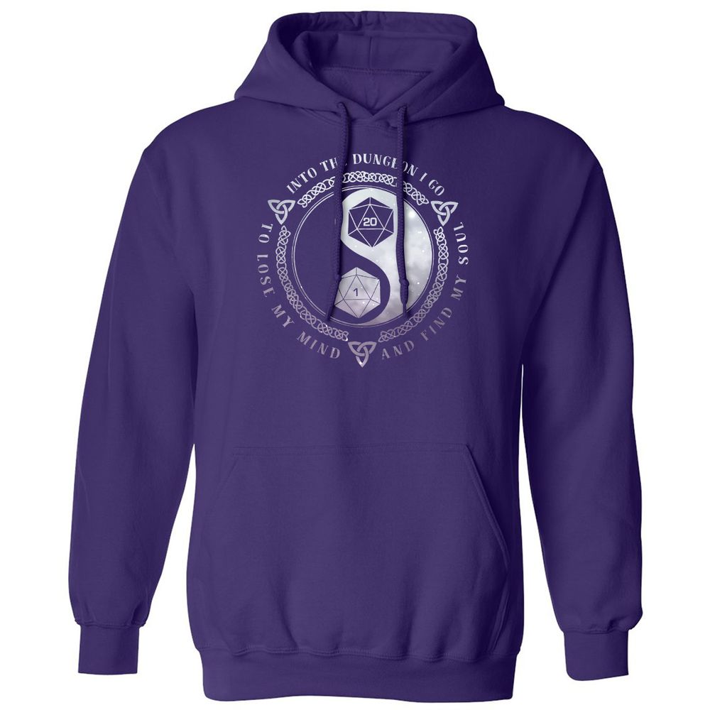 Into The Dungeon I Go Classic Unisex Hoodie - Purple - 6