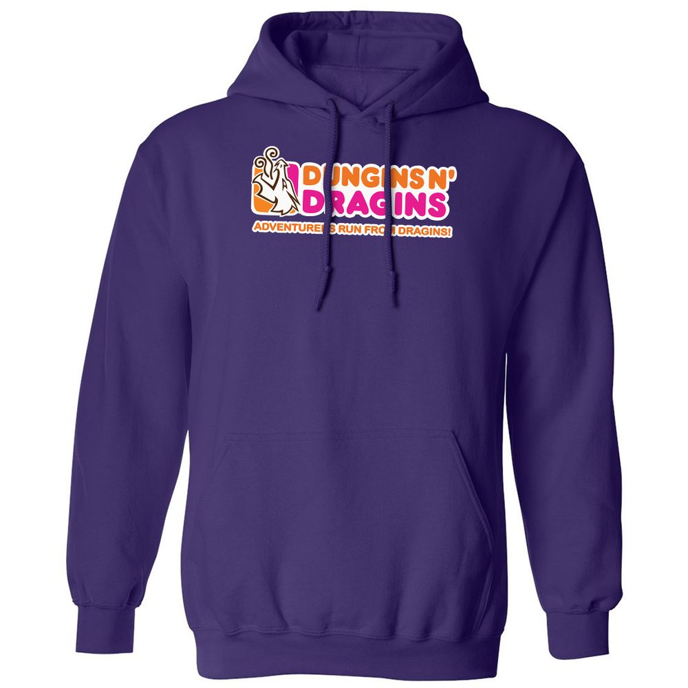 Dungins & Dragins Classic Unisex Hoodie - Purple - 6