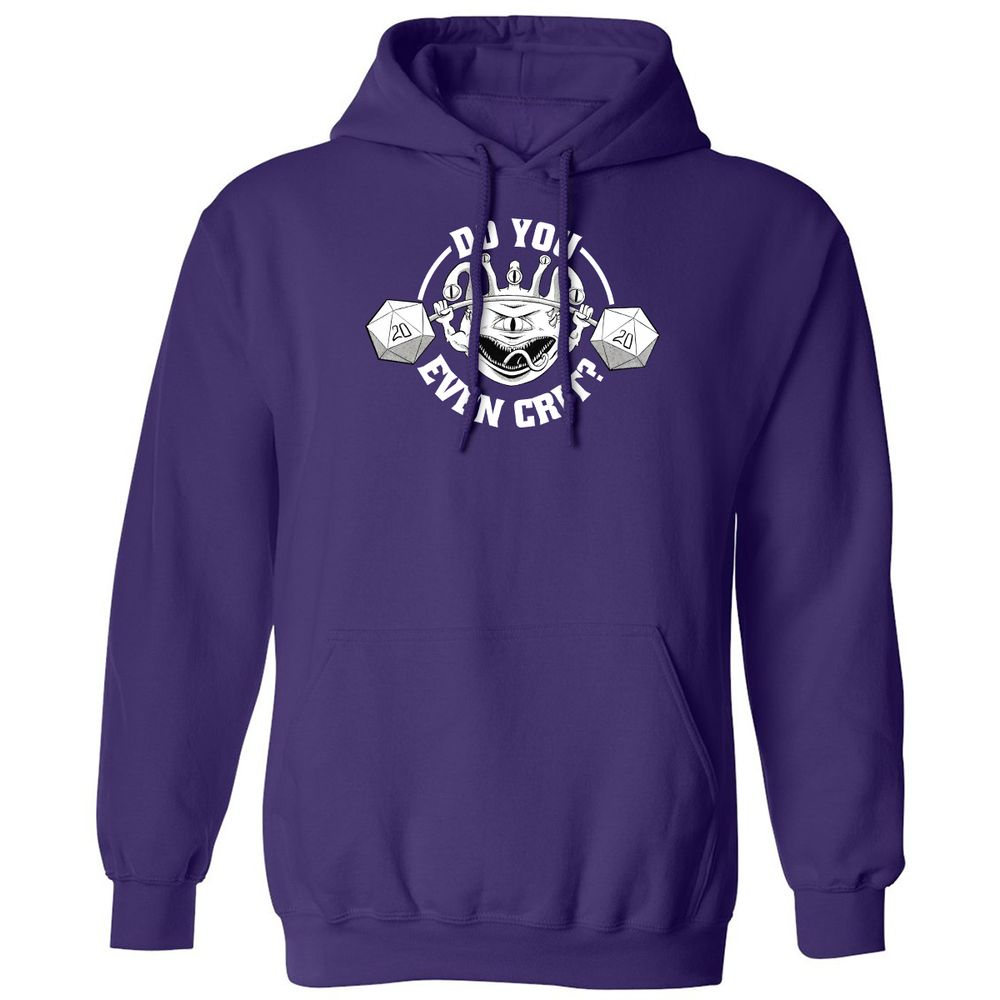 Do You Even Crit Classic Unisex Hoodie - Purple - 6