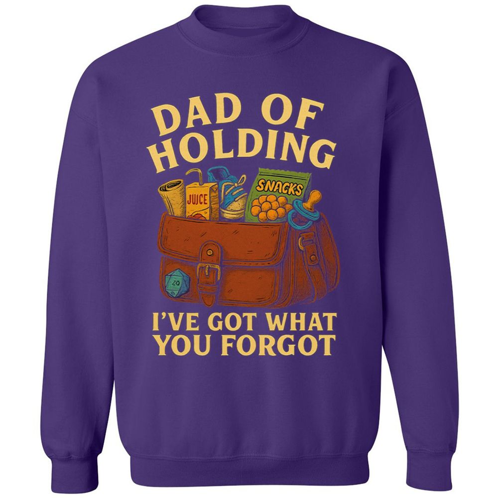 Dad Of Holding Classic Unisex Sweatshirt - Purple - 6