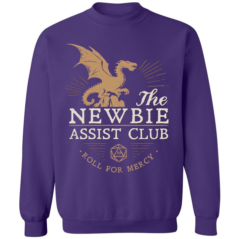 The Newbie Assist Club Classic Unisex Sweatshirt - Purple - 6