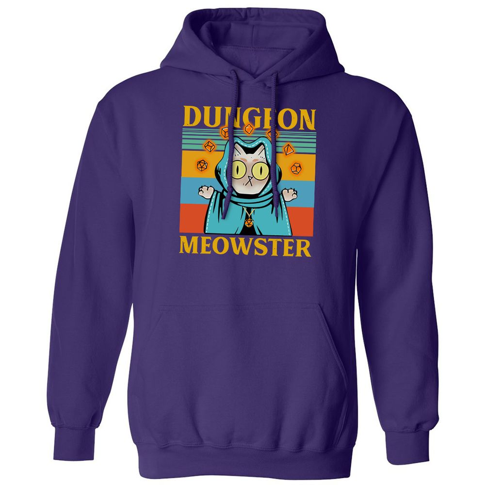 Dungeon Meowster Classic Unisex Hoodie - Purple - 6