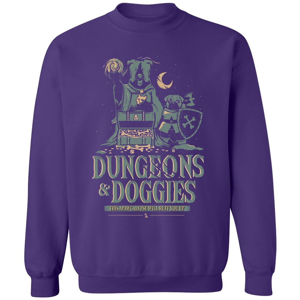 Dungeons & Doggies Classic Unisex Sweatshirt - Purple - 6
