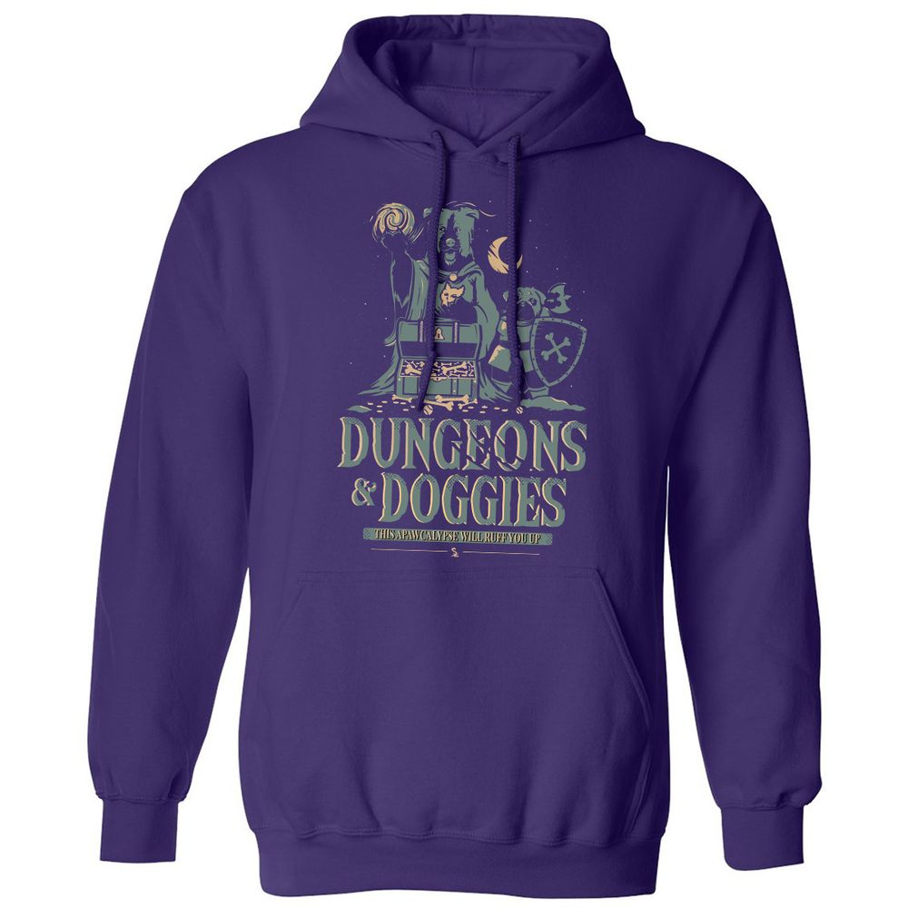 Dungeons & Doggies Classic Unisex Hoodie - Purple - 6