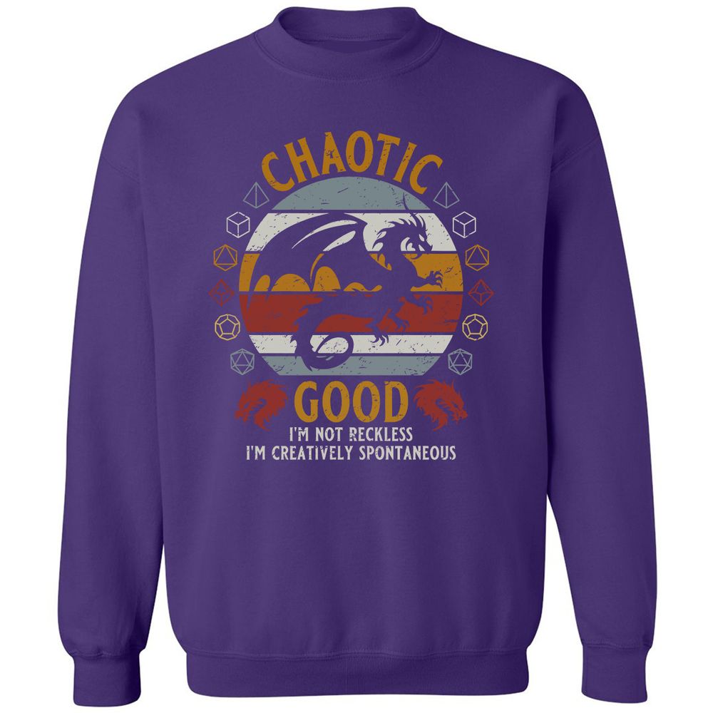 Chaotic Good Classic Unisex Sweatshirt - Purple - 6