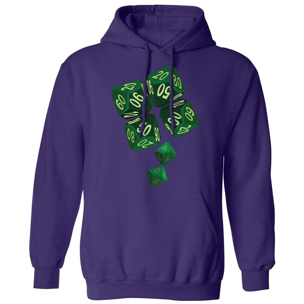 Dice Clover Classic Unisex Hoodie - Purple - 6