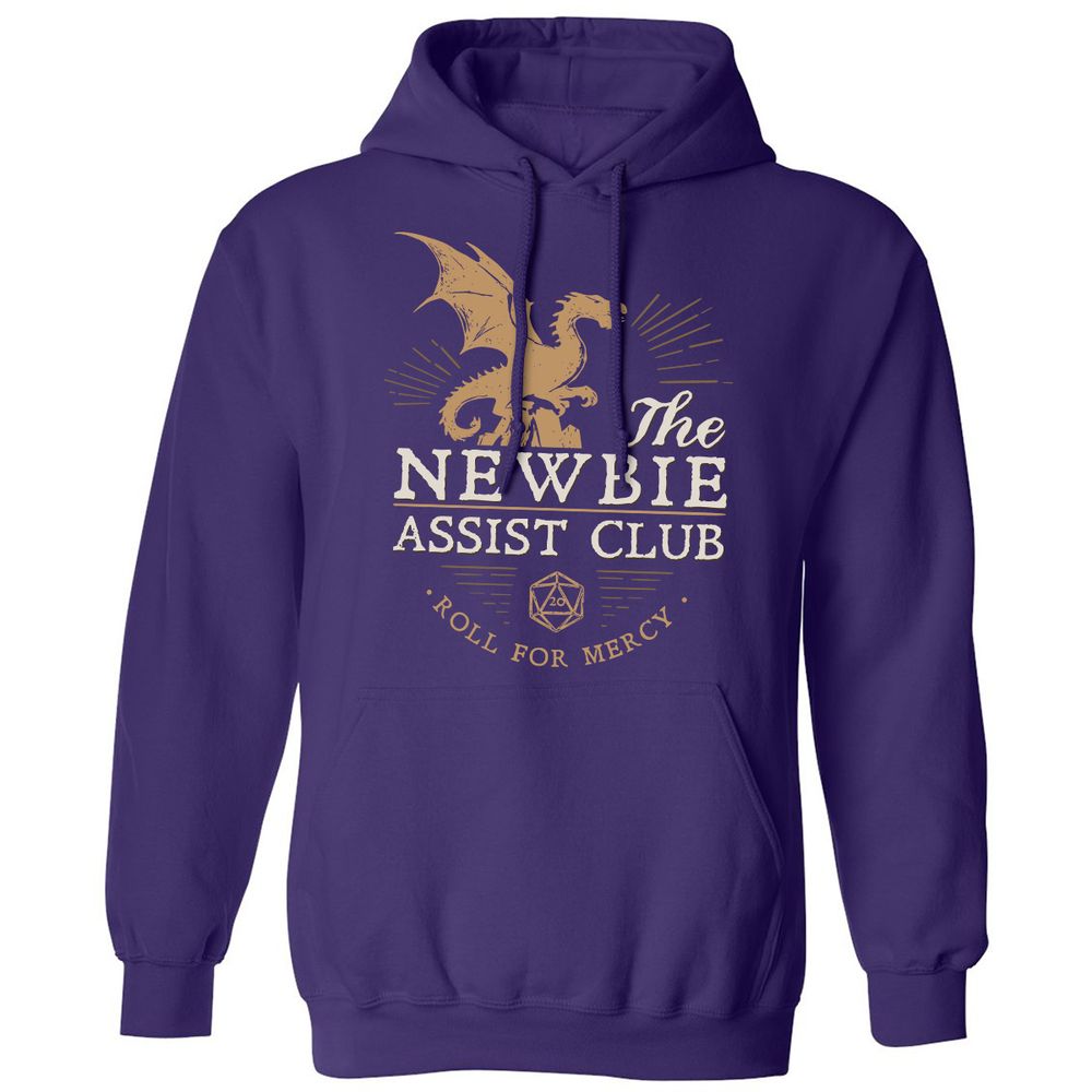 The Newbie Assist Club Classic Unisex Hoodie - Purple - 6