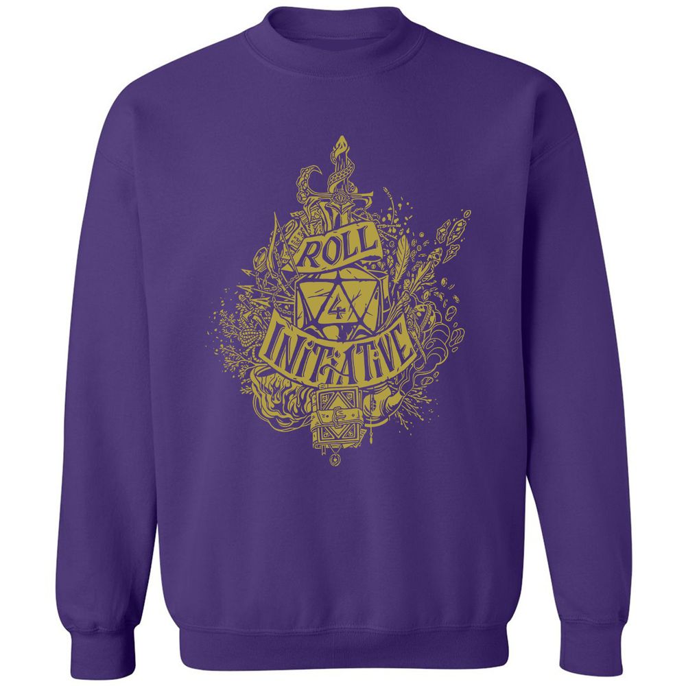 Roll Initiative Classic Unisex Sweatshirt - Purple - 6