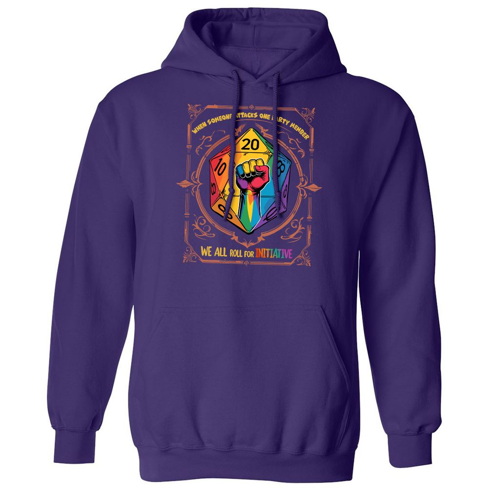 Roll For Initiative Classic Unisex Hoodie - Purple - 6