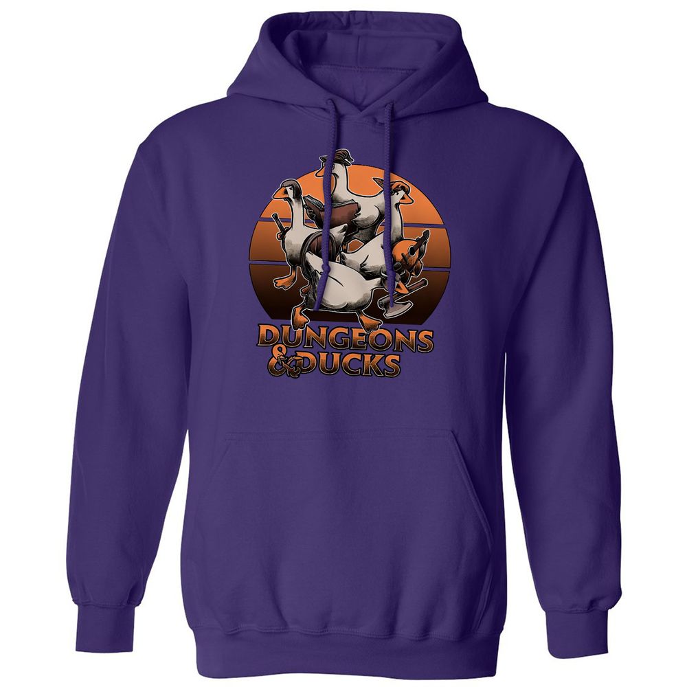 Dungeons And Ducks Classic Unisex Hoodie - Purple - 6