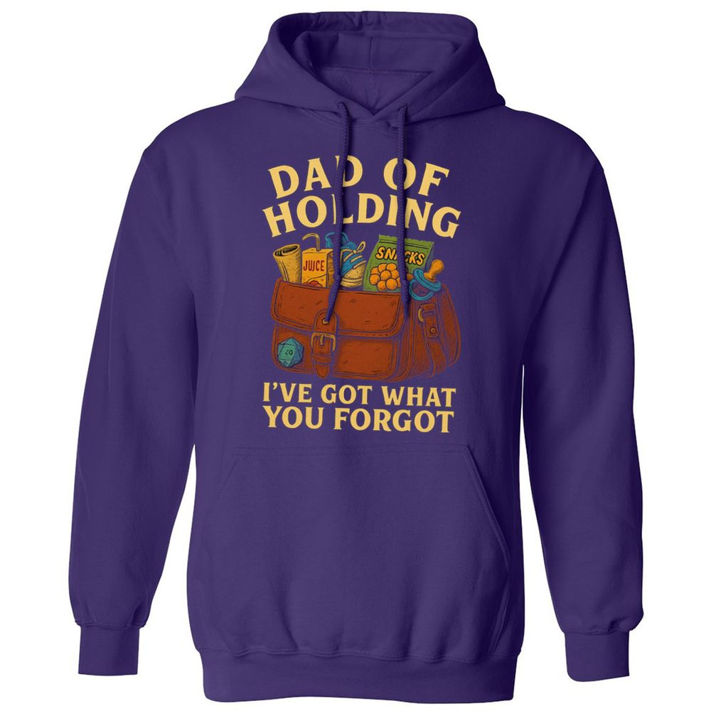 Dad Of Holding Classic Unisex Hoodie - Purple - 6