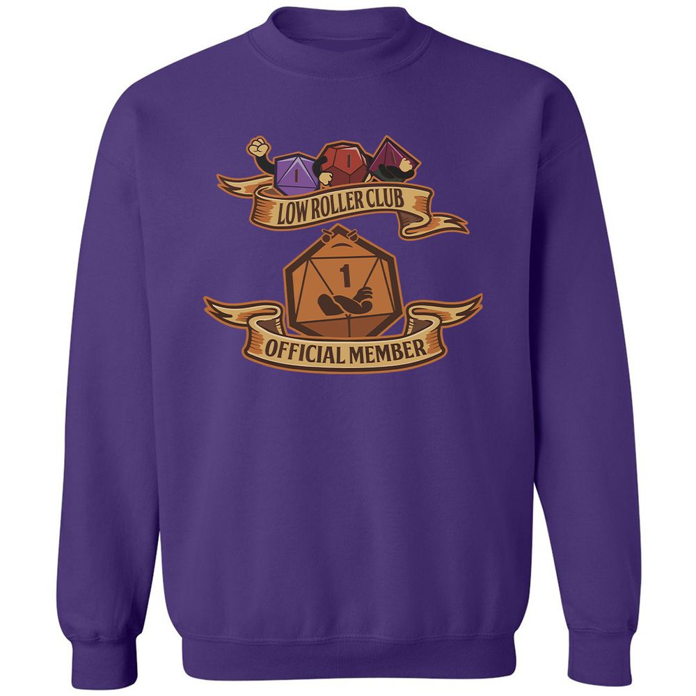 Low Roller Club Classic Unisex Sweatshirt - Purple - 6