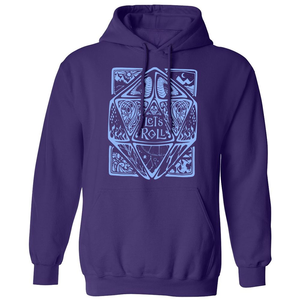 Let's Roll Classic Unisex Hoodie - Purple - 6