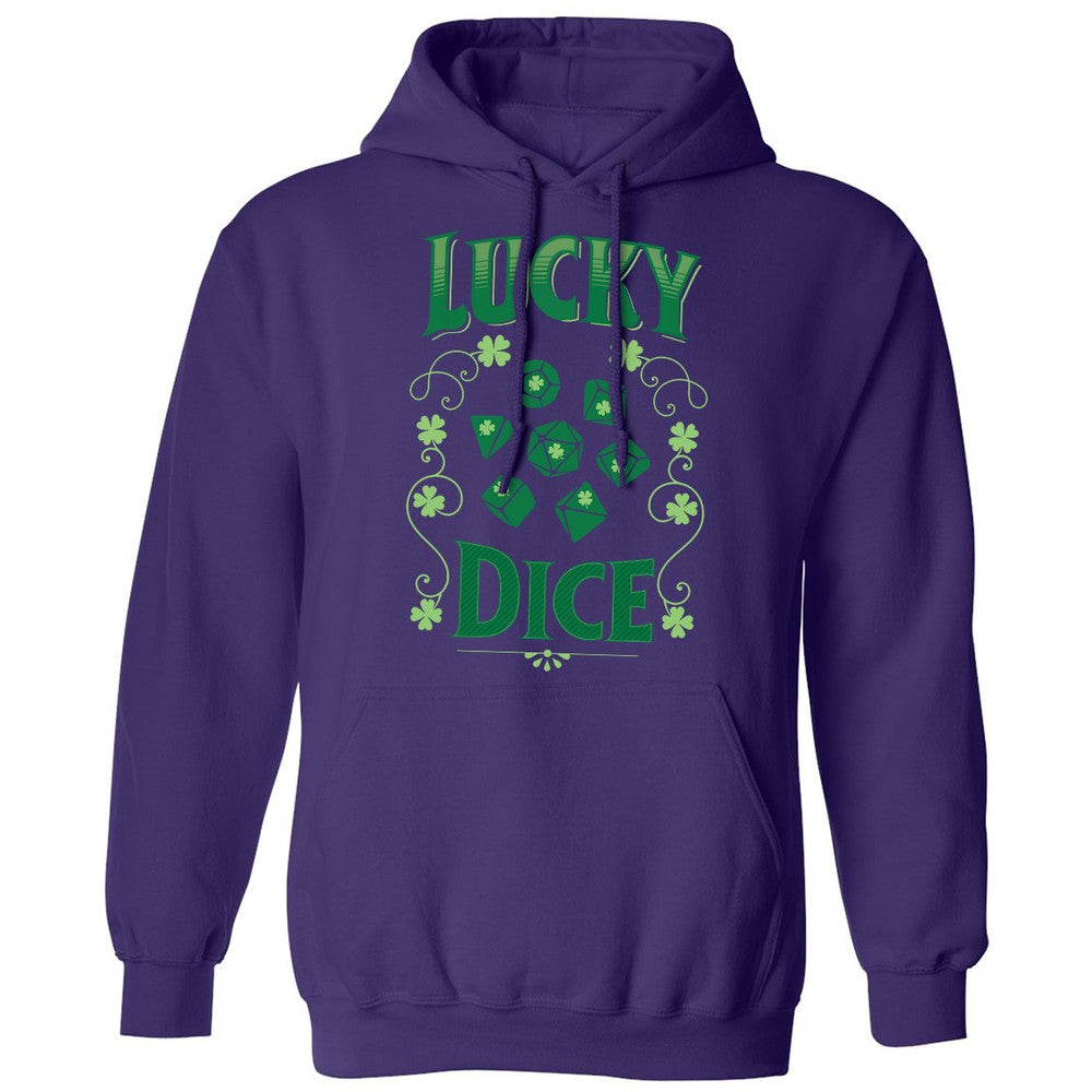Lucky Dice Classic Unisex Hoodie - Purple - 6