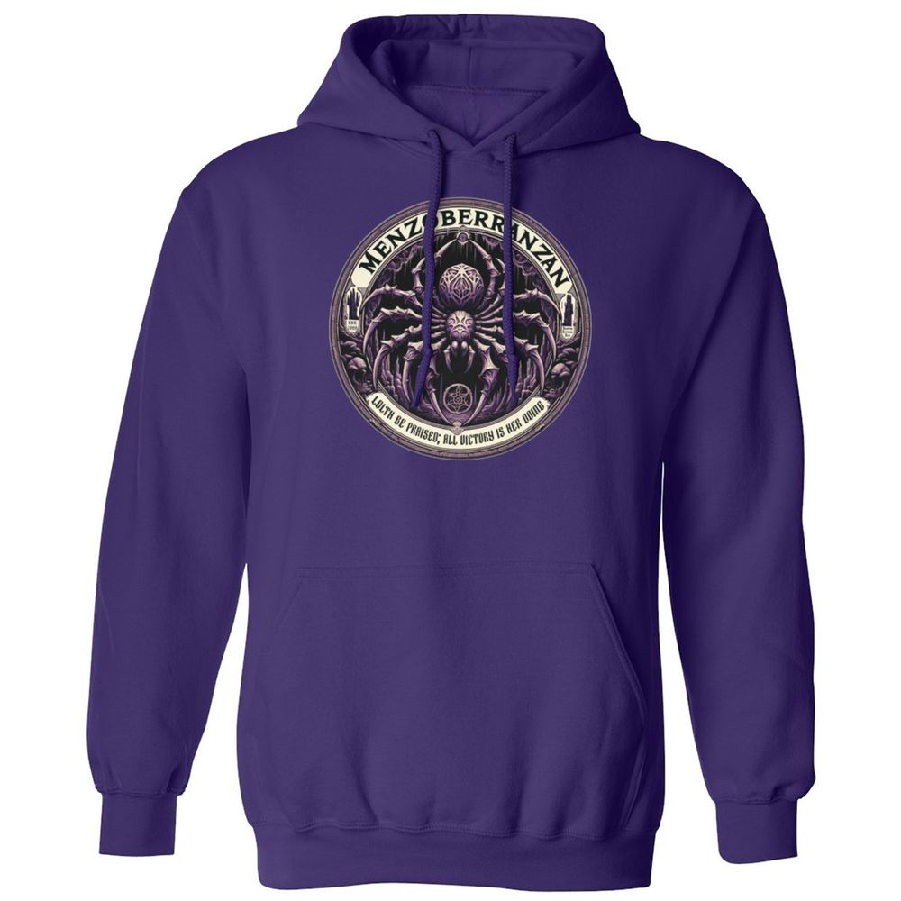 Menzoberranzan Lolth Be Praised Classic Unisex Hoodie - Purple - 6