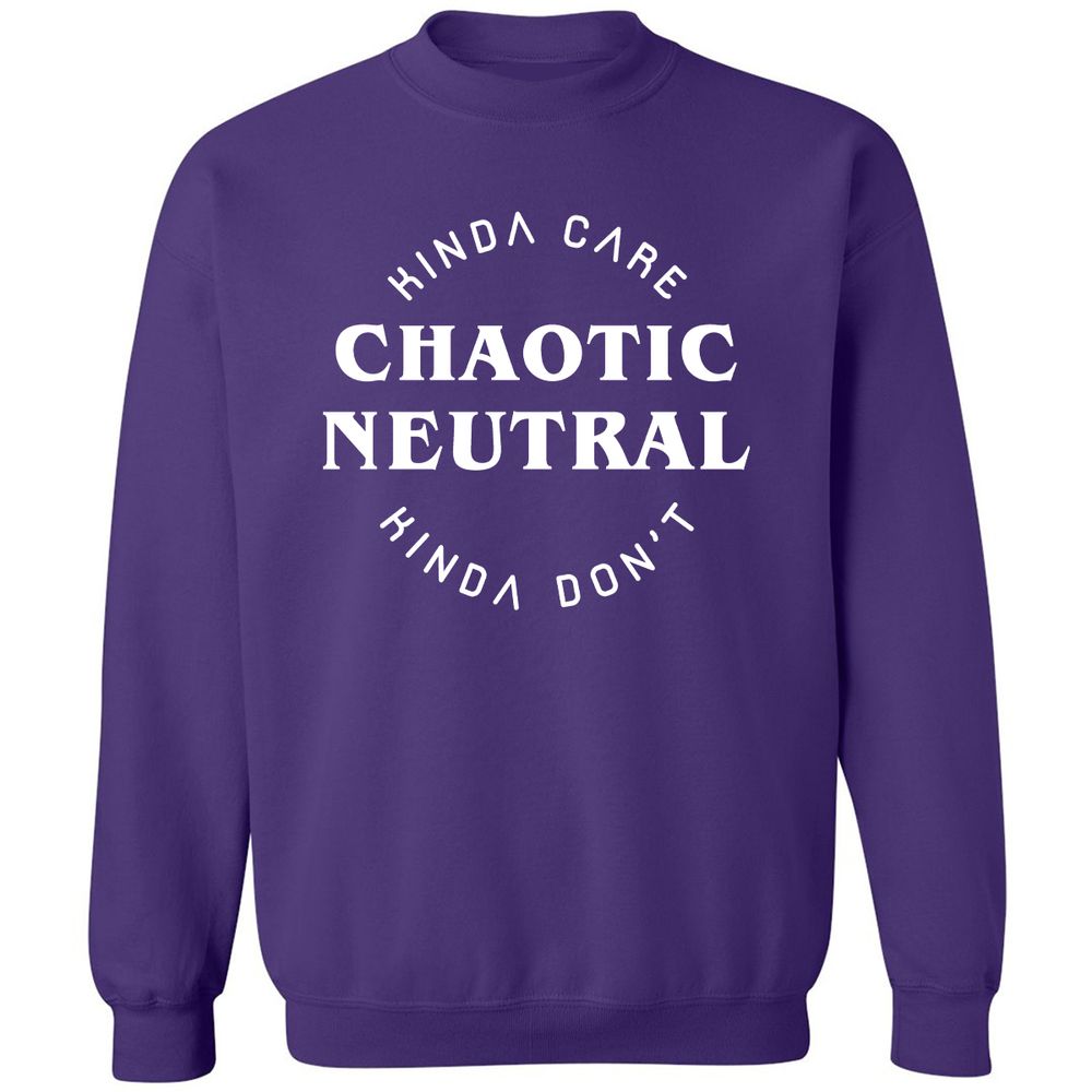 Chaotic Neutral Classic Unisex Sweatshirt - Purple - 6