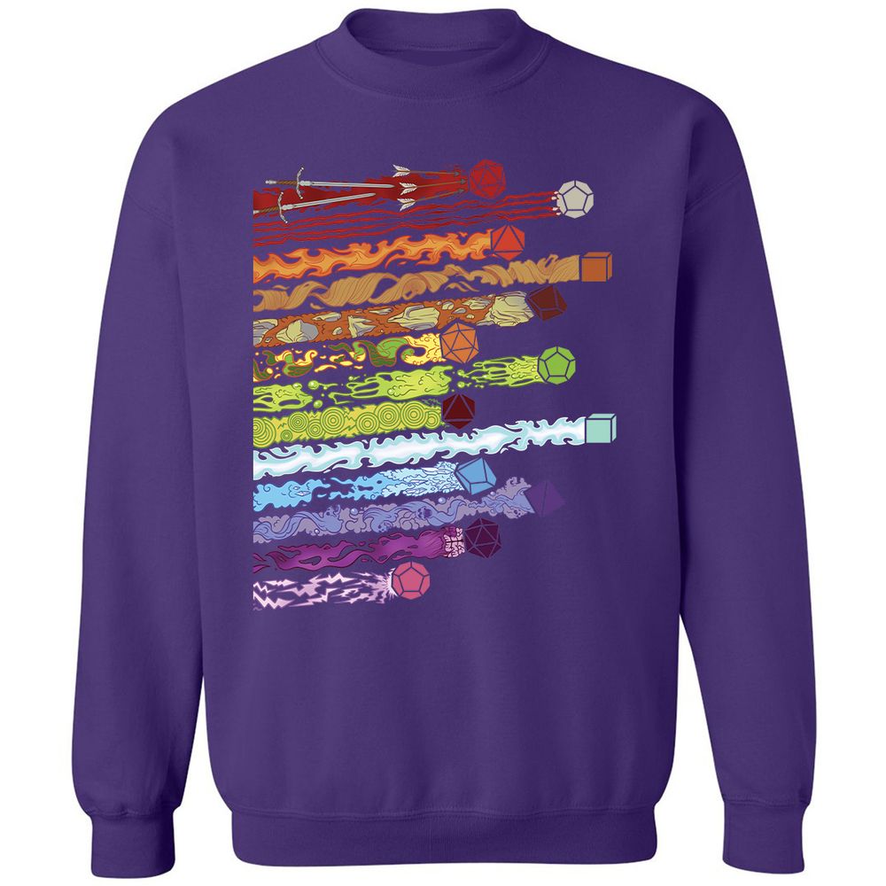 Damage Dices Classic Unisex Sweatshirt - Purple - 6