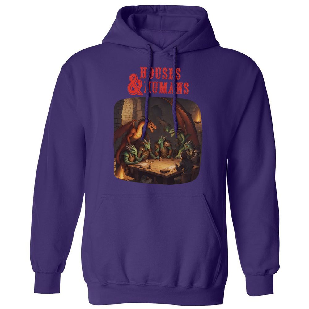 Houses And Humans Classic Unisex Hoodie - Purple - 6