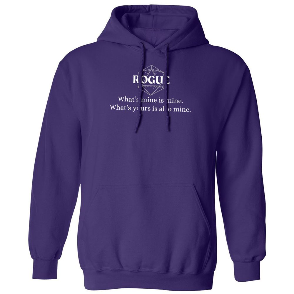 Rogue – What’s Mine Is Mine, What’s Yours Is Also Mine Classic Unisex Hoodie - Purple - 6