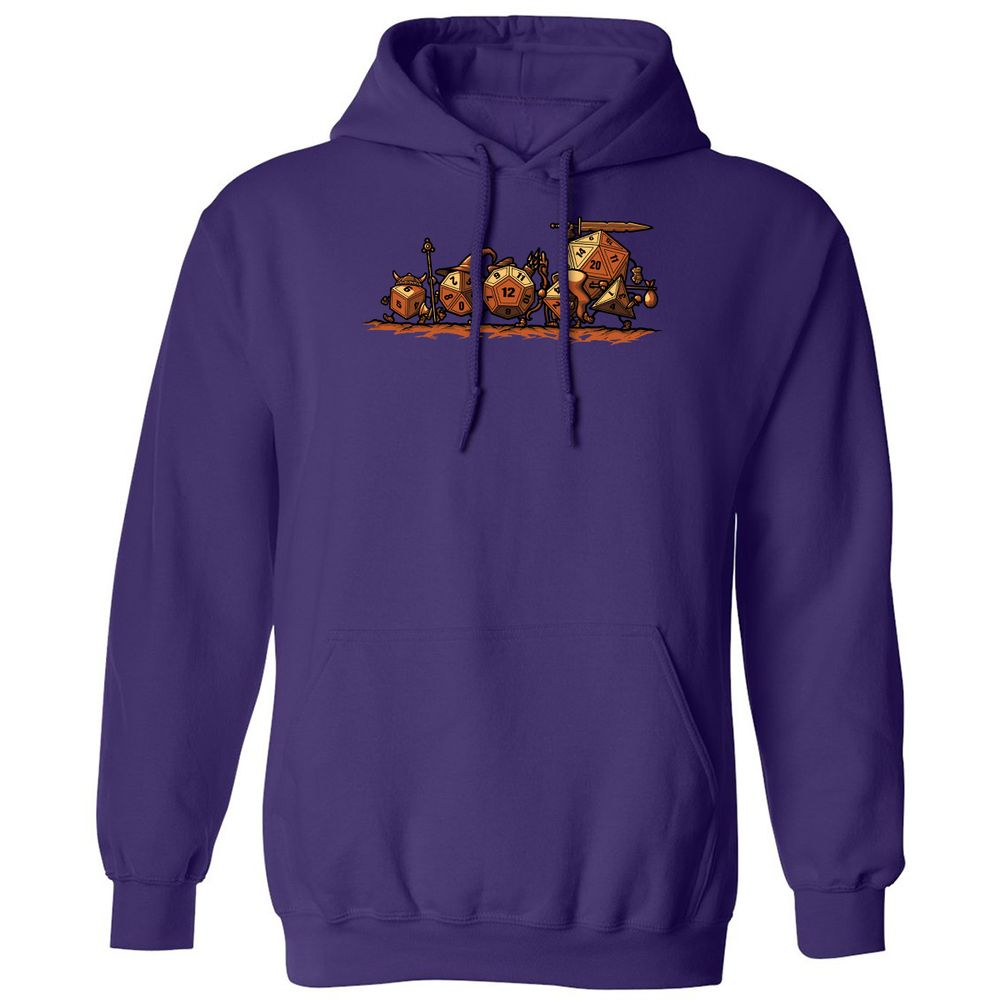 Fellowship Of The Dices Classic Unisex Hoodie - Purple - 6