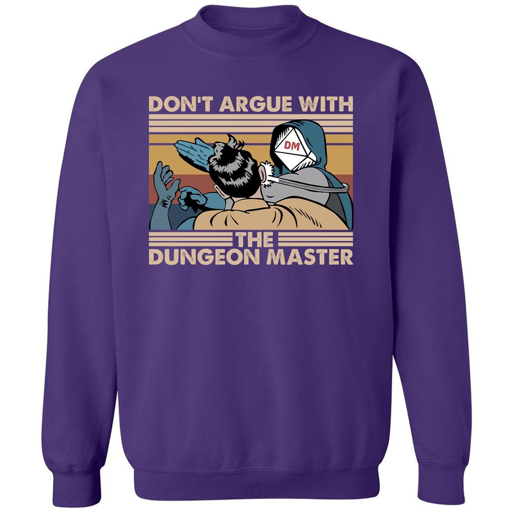 Don't Argue With The DM Classic Unisex Sweatshirt - Purple - 6