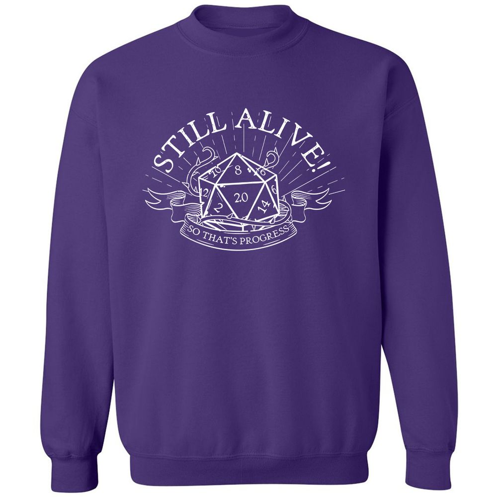 Still Alive So That's Progress - Purple - 6